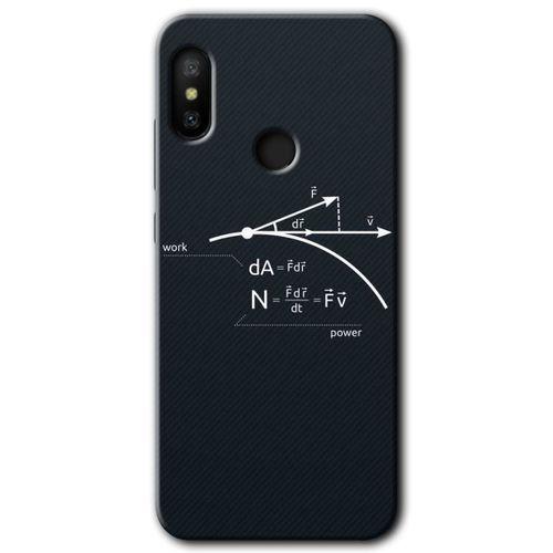 Xiaomi Redmi Note 6 Pro HD Baskılı Kılıf + 9D Tam Ekran Koruyucu - Work Formül