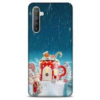 Oppo Realme XT Kılıf Snowix (13) Silikon Kap Kırmızı