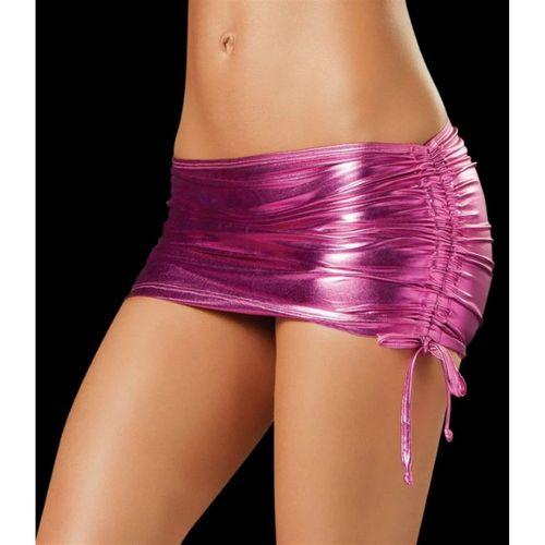 B100704 Büzgülü Mini Etek