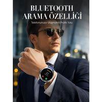 Bluetooth Arama Destekli Uzun Pil Ömürlü Akıllı Saat 3 Kordonlu