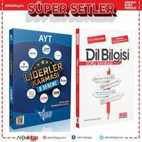 Liderler Karması AYT 8 Deneme Seti ve AKM Dil Bilgisi Soru Bankası Seti 2 Kitap