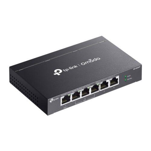 OMADA DS106GPP, 6 Port Gigabit, 3 Port Gigabit PoE+, 64W, 1 Port Gigabit PoE++, Yönetilemez, Metal Kasa Masaüstü Sessiz Switch