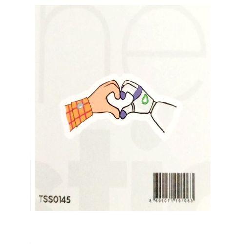 The Sticker Story Kalp Eller Tss0145 Kişileştirme Stickerı - 2 adet