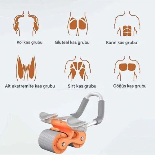 Ab Roller Karın Kası Egzersiz Tekerleği