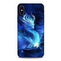 Apple iPhone XS Kılıf Dragons (36) Glitter Kılıf Ejderha Ateşi