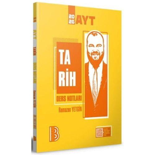 2026 AYT Tarih Ders Notları Benim Hocam Yayınları