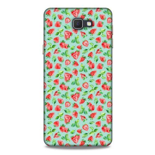 Frutix Çilek 02 Samsung Galaxy J7 Prime Kılıf Desenli Silikon