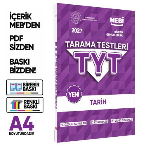 2026 YKS-TYT MEBİ-OGM 8li Tüm Dersler Özgün Tarama Test Kitabı A4 Boyut Renkli Görsel BASKI ÜCRETİ
