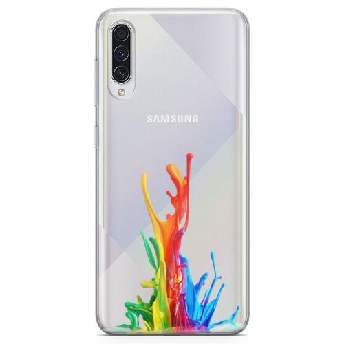 Samsung Galaxy A30s Kılıf Duvar Boyası Arka Kapak Koruma Desenli Full Koruyucu