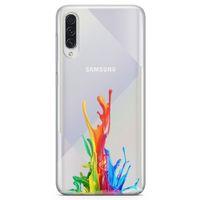 Samsung Galaxy A30s Kılıf Duvar Boyası Arka Kapak Koruma Desenli Full Koruyucu