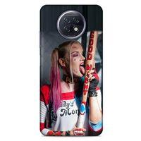 Xiaomi Redmi Note 9T Uyumlu Kılıf Harley Quinn (23) Ultra Koruma Kılıfı Kırmızı-menekşe