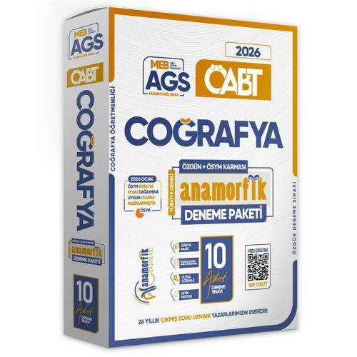 2026 KPSS MEB-AGS ÖABT Coğrafya Öğretmenliği Deneme Yeni Sistem Özgün 10lu Çözümlü Deneme