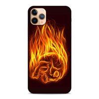 Lopard Apple Iphone 11 Pro Uyumlu Kılıf FireX (50) Shockproof Kılıf İskelet Kafa