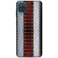 Lopard Samsung Galaxy A12 Uyumlu Kılıf Patchwork (11) Tam Koruma