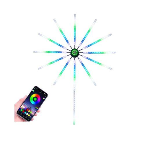 Modüler Rgb Led Duvar Işığı Havai Fişek Efektli Uzaktan Kumandalı