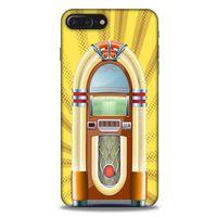 Retro (45) Desen Liquid Air Kılıf Renkli Apple Iphone 7 Plus Kılıf