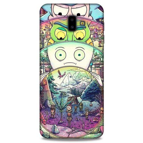 Samsung Galaxy J6 Plus Uyumlu Kılıf Rick And Morty (48) Bumper Kılıf Decoy Jerrys