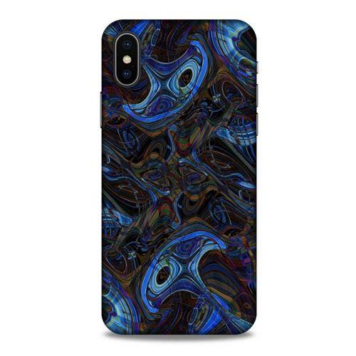 Apple iPhone XS Uyumlu Kılıf Mavi Delisi (6) Silikon Kılıf Taş