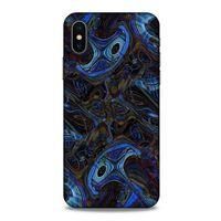 Apple iPhone XS Uyumlu Kılıf Mavi Delisi (6) Silikon Kılıf Taş