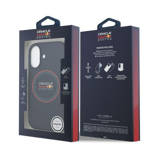Apple iPhone 17 Kılıf Redbull Orjinal Lisanslı M-safe Şarj Özellikli Kırmızı Halka ve Logo Silikon Kapak