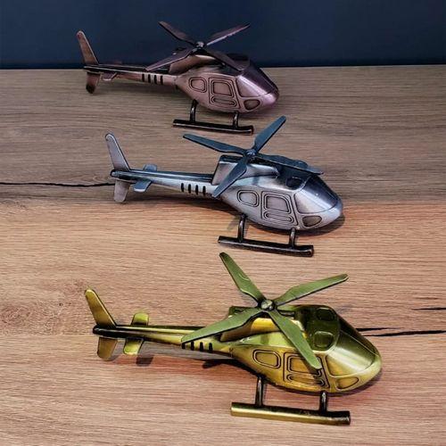 Dekoratif Metal Helikopter
