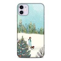 Apple Iphone 11 Kılıf Snowix (44) Tough Armor Kılıf Beyaz Açık Mavi