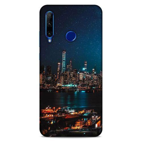 Lopard Huawei Y6P Uyumlu Kılıf Gece'S (6) Silikon Kılıf Şehir