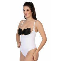 Beyaz Emay 2076 Göğüsü Açık String Body Korse