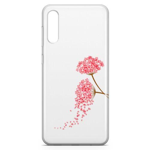 Samsung Galaxy A50 Kılıf Hüzünlü Ortanca Arka Kapak Koruma Desenli Full Koruyucu