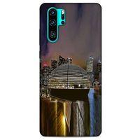 Huawei P30 Pro Kılıf Dünya Mimarisi (49) Ultra Silikon Kılıf Apple Marina Bay