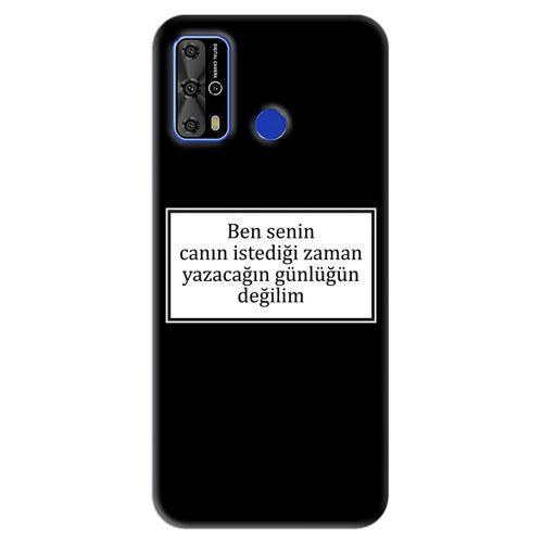 Reeder P13 Blue Max Pro Lite Kılıf HD Yazı Baskılı Silikon Arka Kapak - Yazı 10