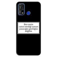 Reeder P13 Blue Max Pro Lite Kılıf HD Yazı Baskılı Silikon Arka Kapak - Yazı 10