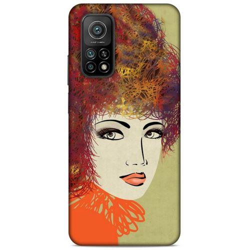 Lopard Xiaomi Mi 10T 5G Uyumlu Kılıf Sürreal Yüzler ♀ (32) Soft Silikon Kılıf Desenli