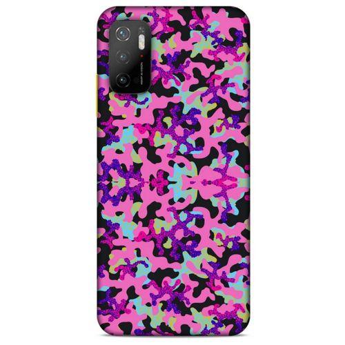 Xiaomi Poco M3 Pro Uyumlu Kılıf Pembe Delisi (34) Slim Armor Kılıf Kamuflaj
