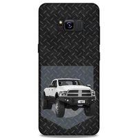 Lopard Samsung Galaxy S8 Plus Uyumlu Kılıf PickUpX (20) Koruyucu Kılıf Beyaz Gümüş