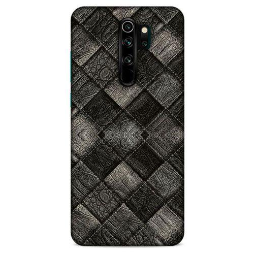 Xiaomi Redmi Note 8 Pro Kılıf Patchwork (25) Antişok Kapak Siyah Gri