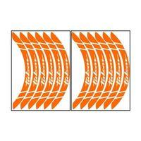 BAJAJ Bajaj Florasan Turuncu Pulsar Uyumlu Büyük 1 Set Jant Şeridi