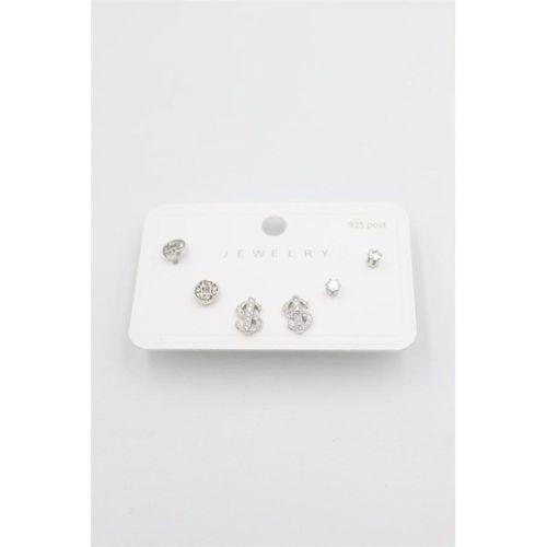 Çoklu Set Küpe - Gümüş