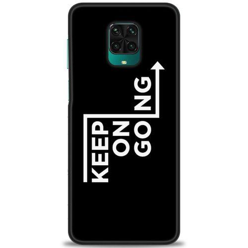 Xiaomi Redmi Note 9S Kılıf HD Baskılı Kılıf - Keep On Going + Tam Ekran Koruyucu