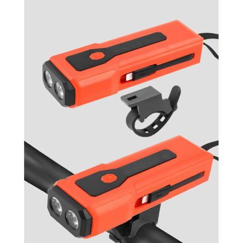 Powerbank Özellikli Bisiklet Işığı Dijital Göstergeli Led