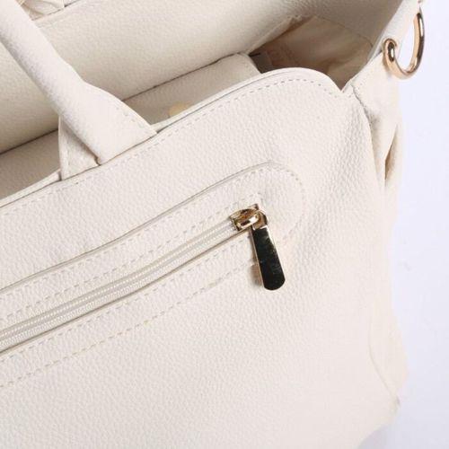 M&Y M&Y Juno Deri Anne Bebek Bakım Çantası 7281 Krem