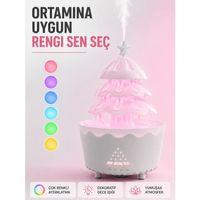 Dekoratif Şans Ağacı Ultrasonik Nemlendirici Rgb Gece Lambalı Aroma Difüzörü