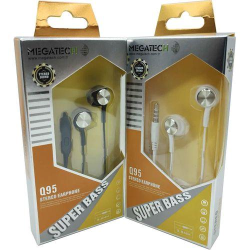 3.5mm Jack Girişli Kablolu Kulaklık Megatech Q95