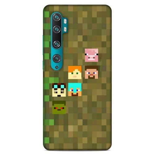 Lopard Xiaomi Mi Note 10 Uyumlu Kılıf PiXel (14) Lansman Kılıf Minecraft Karakterleri