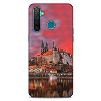 Oppo Realme 5 Pro Kılıf Almanya (30) Silicone Case Nehir Şato