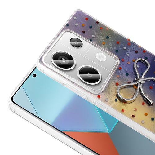 Xiaomi Redmi Note 13 Pro 4G Kılıf Kamera Korumalı Figürlü Zore Ponti Silikon Kapak