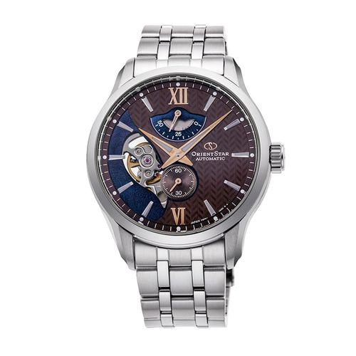 Orient Star RE-AV0B02Y00B 41 mm KurOtomatik Erkek Kol Saati Kehribar Tesbih Hediyeli