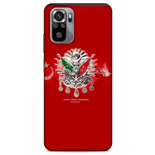 Xiaomi Redmi Note 10 Uyumlu Kılıf Ottoman (13) Silikon Kap Tuğra