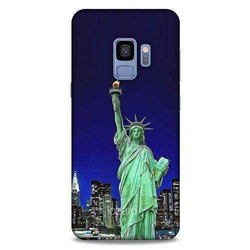 Samsung Galaxy S9 Kılıf Dünya Mimarisi (23) Ultra Koruma Kılıfı Özgürlük Heykeli ABD