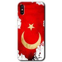 MRCİLETİSİM Xiaomi Redmi 9A Kılıf Baskılı Kapak - Türkiyem + 5D Tam Kaplayan Cam